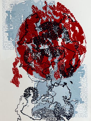 Genome Map study I screen print